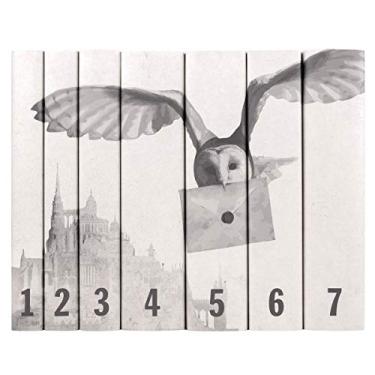 Imagem de Juniper Books Harry Potter Hogwarts Edição Boxed Set | Conjunto de livro de capa dura de sete volumes com jaquetas de poeira personalizadas | Autor J.K. Rowling
