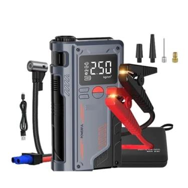 Imagem de Carro portátil ir para iniciantes & bomba de ar 4 em 1 150psi compressor de ar powerbank impulsionador dispositivo de partida do carro inflador de pneus automotivos(Intelligent Clip)