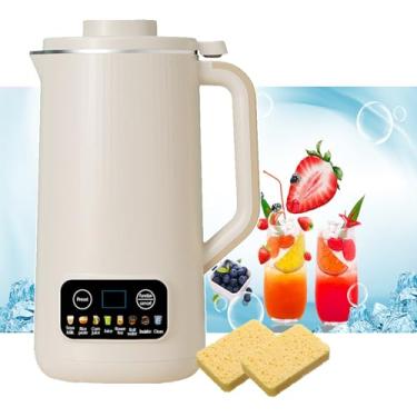 Imagem de CHONGHAN MáQuina De Leite De Soja 110v/220v, MáQuina De Leite De Nozes,MáQuina De Leite De Soja De Limpeza AutomáTica De FeijãO Sem ImersãO De 600ml, MáQuina De Quebra