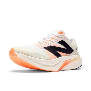 Imagem de New Balance FuelCell Supercomp Elite V4 Tênis de corrida masculino, Branco/angorá/manga quente, 11.5 Wide