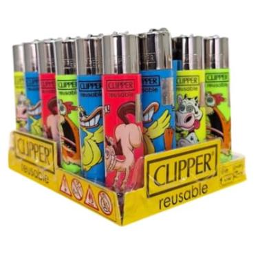 Imagem de Caixa de Isqueiro Clipper Crazy Farm