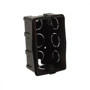 Imagem de Caixinha Luz Plastica 4X2 Pial/Legrand Preta 689044 - Kit C/32, Preto
