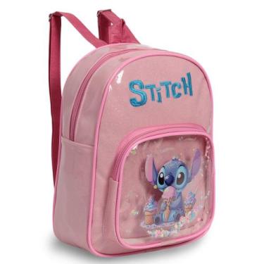 Imagem de Mochila Infantil Bolsa Stitch Costas Pequena Pre Escola - Plike