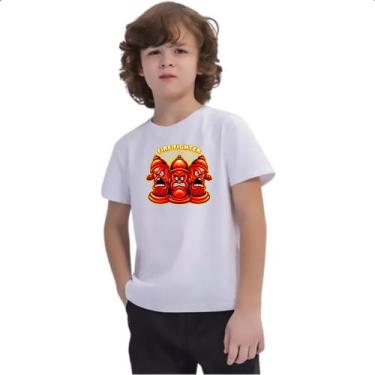 Imagem de Camiseta Infantil Bombeiro hidrantes furiosos - Alearts, 4