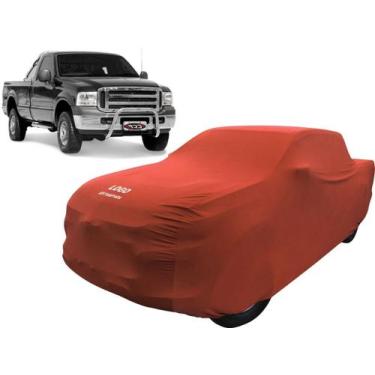 Imagem de Capa De Tecido Cobrir Camionete Ford F250 Cabine Simples - Mz, Vermelh