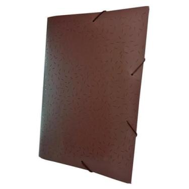 Imagem de Pasta Aba Elástico Aromas A4 31 x 22cm DELLO, Brigadeiro