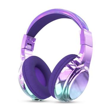 Imagem de Fones de Ouvido Bluetooth QearFun para Crianças - com Microfone e Cone