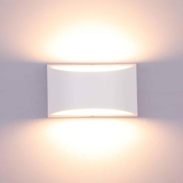 Imagem de Arandela de parede LED, luminosa, moderna, regulável, 12 W, branca quente