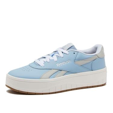 Imagem de Reebok Tênis feminino Court Advance Surge Platform, Y2k azul/cinza escuro/calçado branco, 37