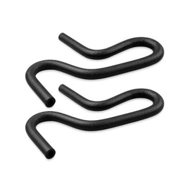 Imagem de 2 peças 1/10.2 cm corte em U moldado curva linha de combustível mangueira cotovelo de borracha, 45 90 135 180 graus, mangueira de combustível de 6,35 mm para automóveis e marítimos