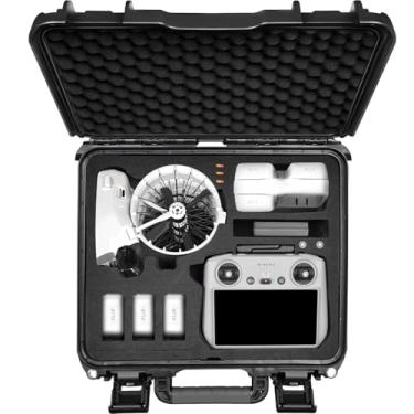 Imagem de Lekufee Estojo De Transporte Rígido À Prova D'Água Portátil Para Dji Flip Drone, Dji Flip Fly More Combo, Dji Rc 2, Dji Rc N3/Rc N2, Bateria (8 Peças), Hub De Carregamento E Outros Acessórios (Somen