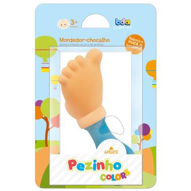 Imagem de Mordedor E Chocalho Pezinho Colors Verde 2288 - Toyster