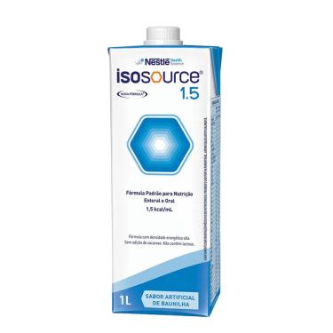 Imagem de Isosource 1.5 Tetra Square Nestlé Sabor Baunilha 1 Litro
