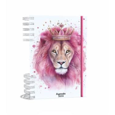 Imagem de Agenda Gospel Cristã 2024  - Filha do Rei -  A5 2024 - Um Versículo em