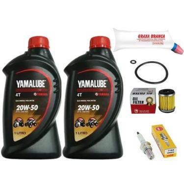 Imagem de Kit Filtro Oleo, Graxa, Vela, Oleo 20W50 Fazer 250 07 Á 11 - VALFLEX/N