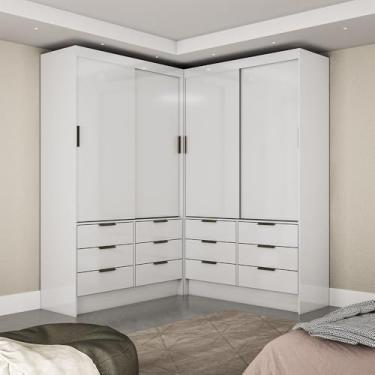 Imagem de Carioca Móveis - Closet Casal Duplo Sevilha 4 Portas 12 Gavetas Carioca Móveis