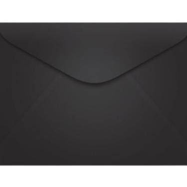 Imagem de Envelopes para Cartão de Visita 72x108mm – Caixa com 100 Unidades (Preto)
