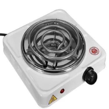 Imagem de Fogão Fogareiro Elétrico 1 boca Portátil Pratico Espiral Camping Lazer 220v Oferta