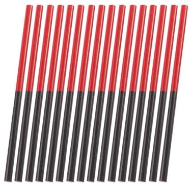 Imagem de 50 lápis de verificação de pontas duplas vermelho e azul para estudantes - lápis de cor apagáveis não apontados para colorir mapas - e classificação