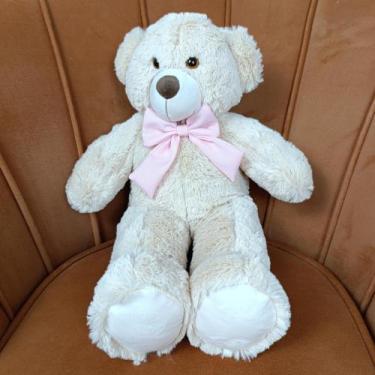 Imagem de Urso de pelúcia Doce de Leite 50cm - Chá revelação fofo - Mini Fofos, 