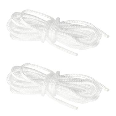 Imagem de Substituição de laço de corda cega de 2,7 mm compatível com Hunter Douglas, Levolor, Kirsch, Graber, Bali, cabo de substituição adequado para persianas celulares e plissadas, 2 peças