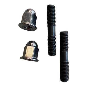 Imagem de 2 Prisioneiros 2 Porcas Cegas Fixar Escape 7mm Titan Fan Bros - ETROS