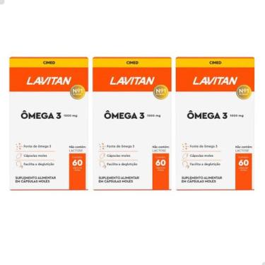 Imagem de Kit Lavitan Omega 3 - 180 capsulas - Cimed