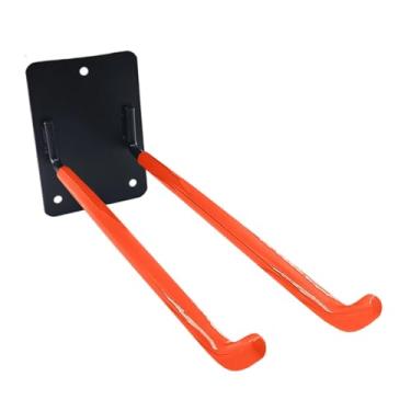 Imagem de Bothyi Gancho de garagem Organizador de garagem Suporte de parede para pás Suporte para pás Ancinhos para ferramentas de jardim Canoas Ancinhos, Laranja