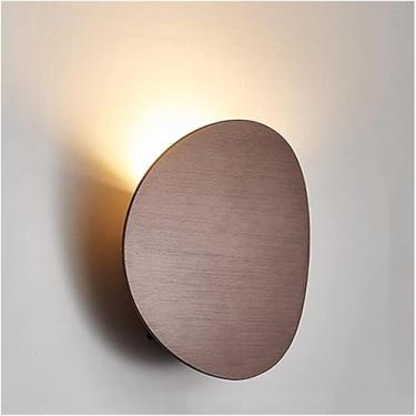 Imagem de Lâmpada De Parede De Luz De Parede Moderna Minimalista Redonda Lâmpada De Parede Interna Lâmpada De Parede Criativa De Fundo De Tv Para Sala De Estar Lâmpada De Parede De Co, White, 1pcs