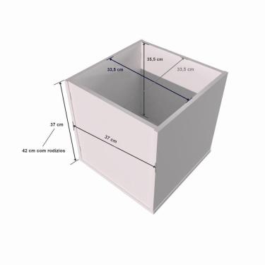 Imagem de Rack Com Baús Porta Carrinhos E Livreiro Caleb 100% Mdf