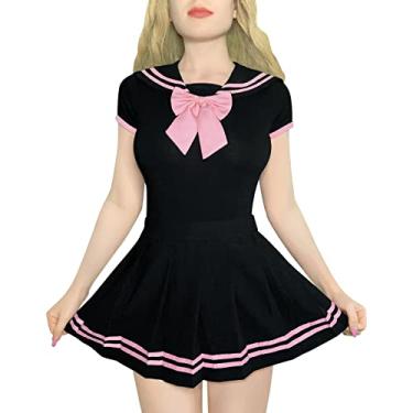 Imagem de Littleforbig Algodão Romper Onesie Pijamas Bodysuit - Cosplay Magical Onesie Skirt Set 3XL