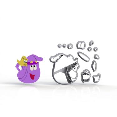 Imagem de Cortador Dora Aventureira Mochila Modular Tamanho 5,5Cm