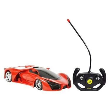 Imagem de Carro de Controle Remoto Sem Fio Esportivo com Luz 1:18 - DMTOYS