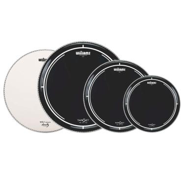 Imagem de KIT DE PELES WILLIAMS TARGET WB2  10"+12"+14"+ 14" WB2-TP101214+