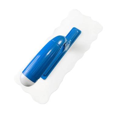 Imagem de Bothyi Desempenadeira de acabamento de reboco Desempenadeira de alvenaria Ferramenta portátil de construção Ferramenta de revestimentos artísticos com cabo, Style B