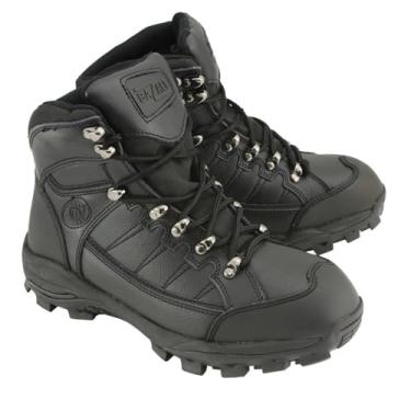 Imagem de Bazalt MBM9129ST Bota masculina de couro à prova de água/geada, preta, 12