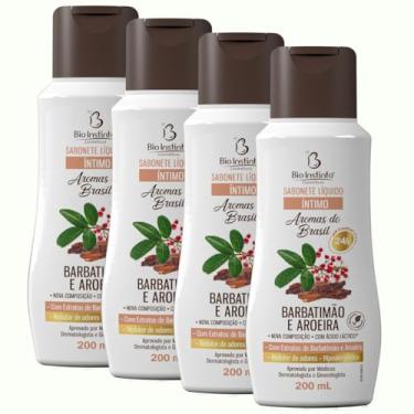 Imagem de 4 UNDs Sabonete Íntimo Líquido Barbatimão e Aroeira 200ml Bio Instinto