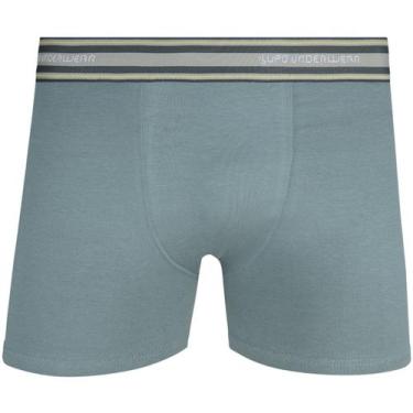 Imagem de Cueca Boxer Lupo 523-002 Cós Com Elástico Suave Algodão, Mineral, P