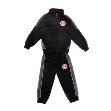 Imagem de Agasalho Infantil Lotus Inter Trilobal Preto/Chumbo-Masculino