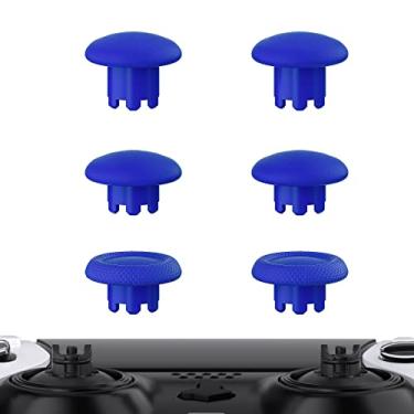 Imagem de eXtremeRate Manípulos De Substituição Blue Para Controle Do Ps5 Edge, Tampas Joystick Analógico Intercambiáveis Personalizadas - E Base Não Inclusas