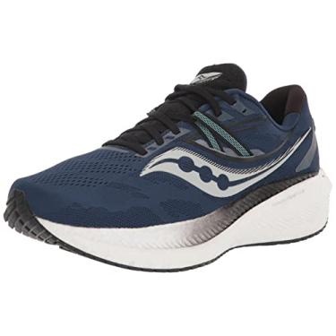 Imagem de Saucony Tênis de corrida masculino Triumph 20, Crepúsculo/Preto, 8.5