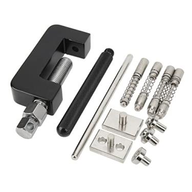 Imagem de lyrlody Kit de Ferramentas de Rebite do Disjuntor de Corrente 12pcs Corta de Motocicleta Universal Cutter Cutter Com Caixa de Armazenamento para 420 428 520 525 530 532 630 Correntes de Tamanho