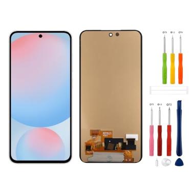 Imagem de Substituição de tela OLED compatível com Samsung S24 FE SM-S721B SM-S721W SM-S721U (sem moldura) Montagem digitalizador de tela LCD sensível ao toque com ferramentas de reparo 【Suporte a impressão