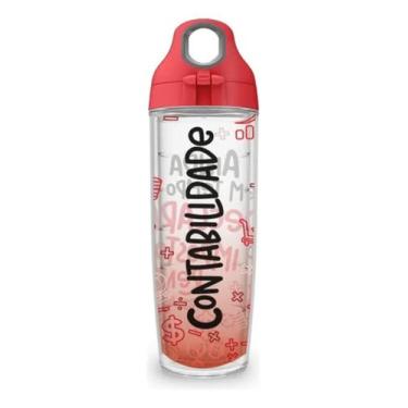 Imagem de Garrafa De Água Squeeze 600ml HX70 Profissões Contabilidade - HelsiMil