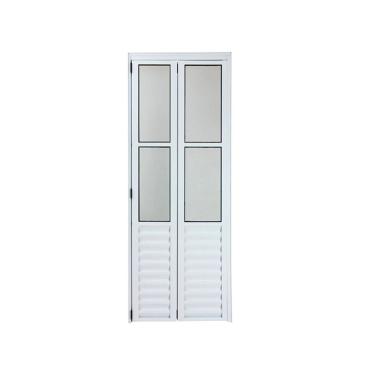 Imagem de Porta Camarão Com Vidro Branco D 210x80 Linha 25 Esmeralda