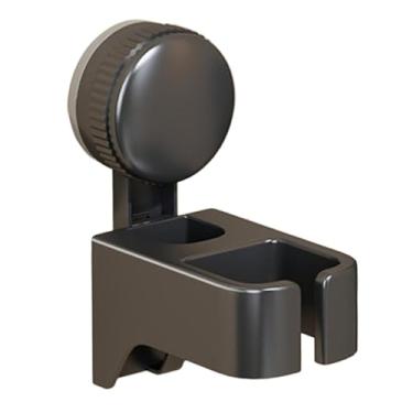 Imagem de harayaa Suporte para secador de cabelo com ventosa, suporte para banheiro, multiuso para secador de cabelo, para apartamento, barbeiro, hotel, banheiro, casa, Cinza