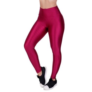 Imagem de Calça Legging Fitness Cintura Alta Cirrê 3D Adulto Feminino Terra e Mar-Feminino