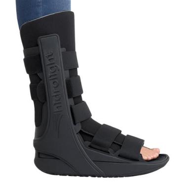 Imagem de Bota Ortopédica Imobilizadora M Preta Cano Baixo Leve Bilateral Unisse