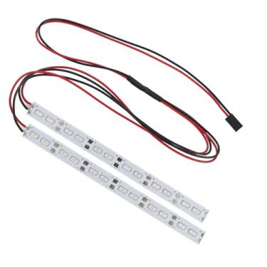 Imagem de RiToEasysports RC Chassis Light, 24 LEDs Alumínio de Alumínio Caminhões de Barras de Luz de Luz Fora Estrada na Estrada para Veículos para 1/10 de 1/8 de Escala RC Modelo (Azul)