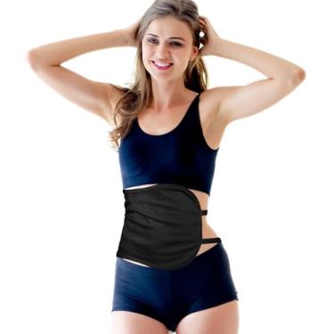 Imagem de Pedobi Pacote De Óleo Rícino Com Algodão Orgânico, Pacotes Reutilizáveis Para Estômago, Desintoxicação Do Fígado, Kit Preto